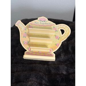 Mary Engelbreit Teapot Display Stand Shelf 13x15.5